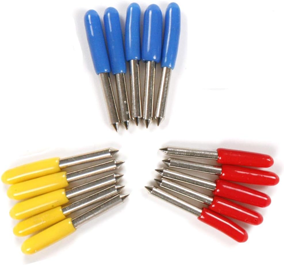 15pcs 30/45/60 Degree Roland Vinyl Cutter Cutting Plotter Blade Lettering Blades Spare Part