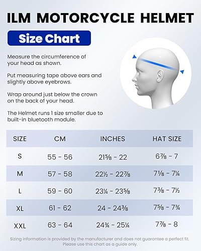 Miniatura 6 de ILM Bluetooth integrado modular Flip up casco de motocicleta de cara completa escudo solar MP3 intercomunicador modelo 953953 PRO