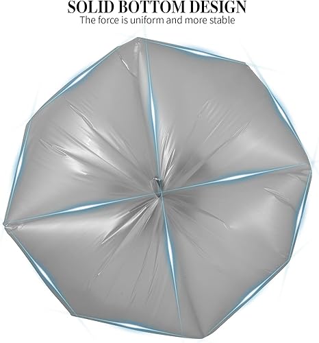 Miniatura 5 de 3 rollos de bolsas de basura pequeñas  60 unidades duraderas de 4 galones pequeñas bolsas de basura para el hogar, oficina, cocina, baño,