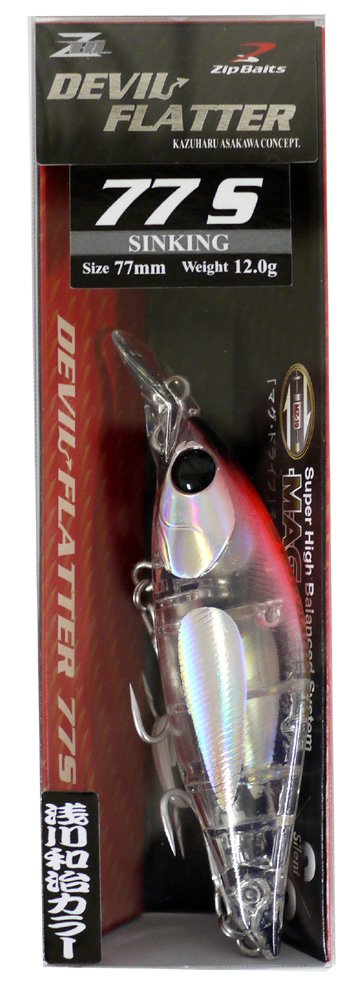 Amazon.co.jp: ジップベイツ ミノー ZBL デビルフラッター77S