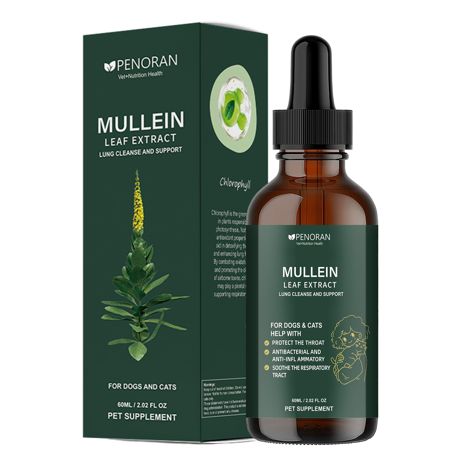 Mullein Cough Relief & Lung Support Drops (Penoran)
