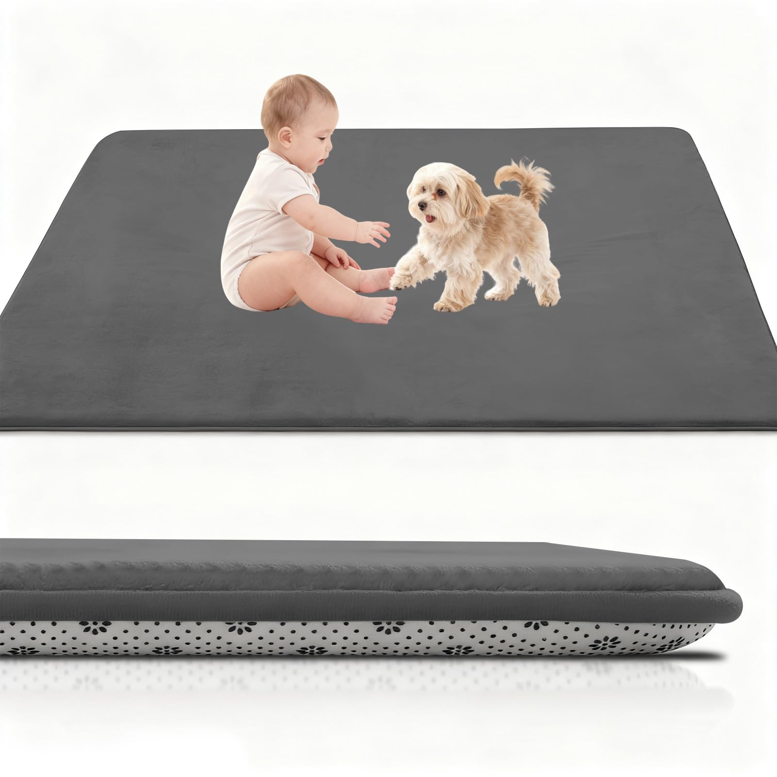 Tapis bébé épais idéal pour le salon et sécuriser le parc de jeux