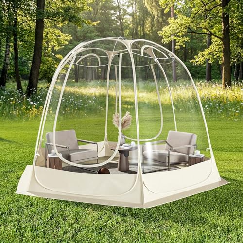 TABU Pop Up Bubble Tent for 12-14 Person, 12×12ft Coldproof...