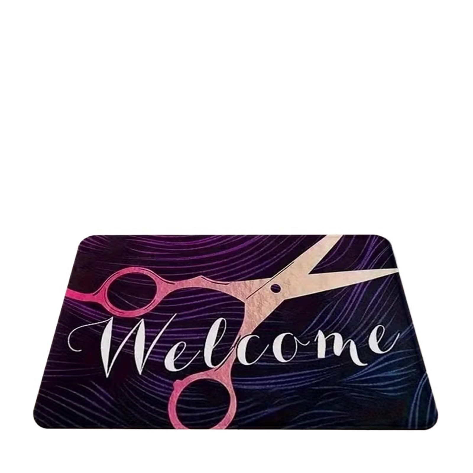 Tapis de sol vintage salon coiffure pour créer une ambiance rétro