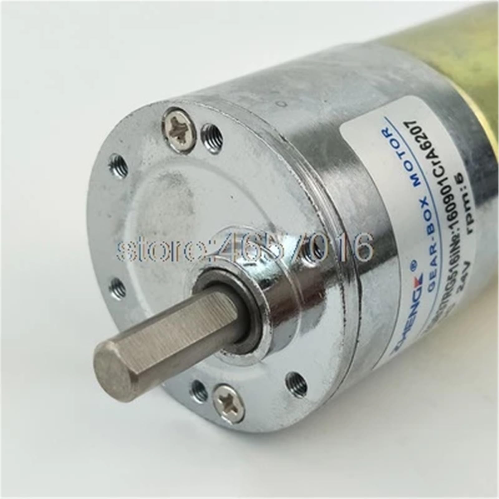 Motoriduttore DC 12V 24V ZGB37RG Motori a Rotazione Reversibile a velocità variabile Bassa velocità 10W 2/5/10/15/20/30/40/50/100rpm(15 RPM,12V)