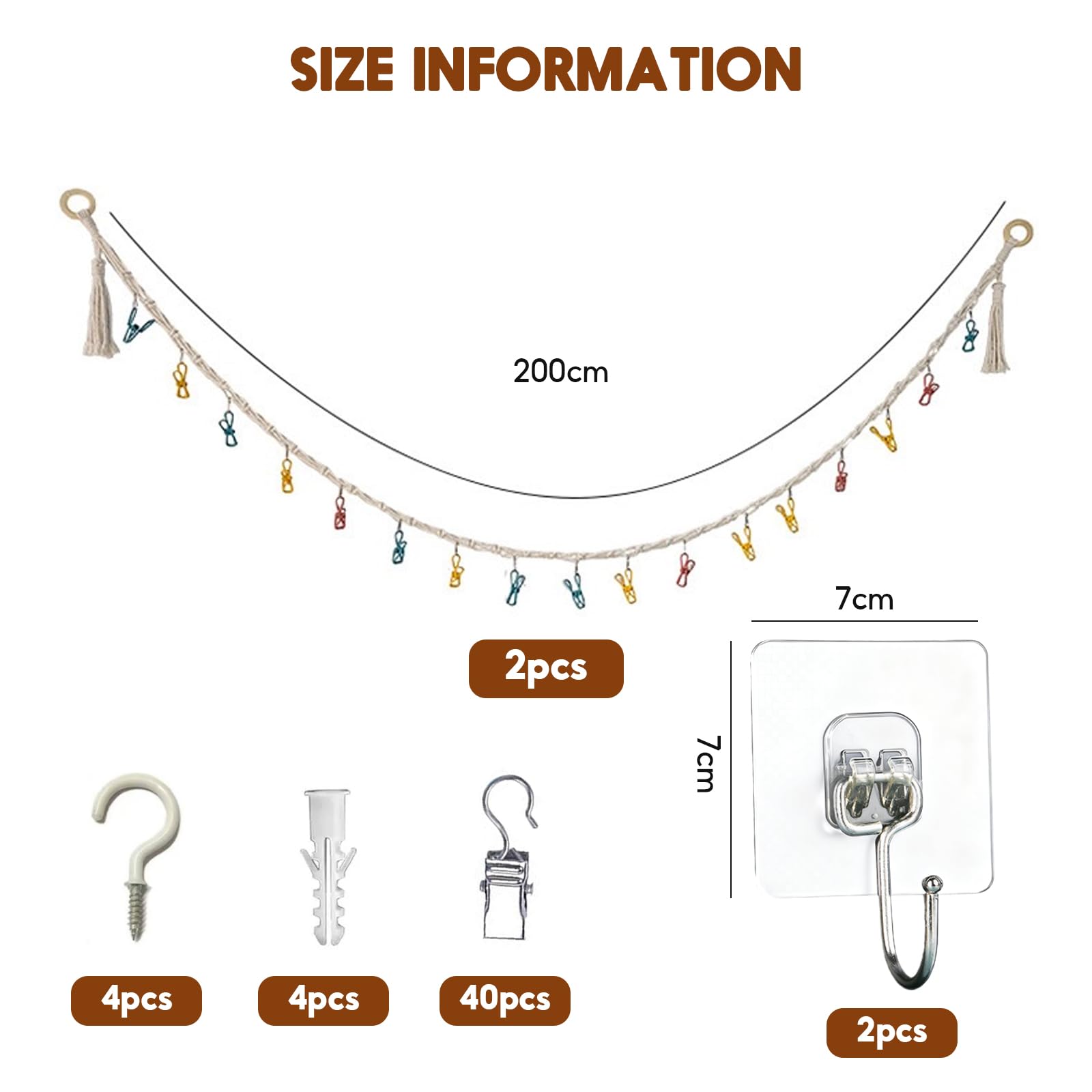 Wrbugukeji Stuffed Animal Storage Chain, 2 Pcs Animals Toy Storage Chain - Image 2