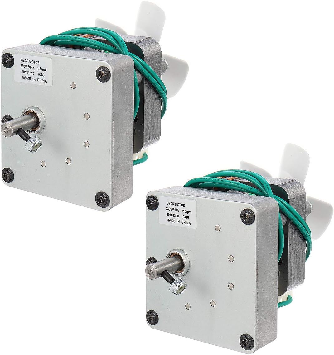 FEVERWORK50Hz 1.5/2.0 rpm Replacement Auger Motor For Pit Boss Electric Wood Pellet Smoker Grill - #002