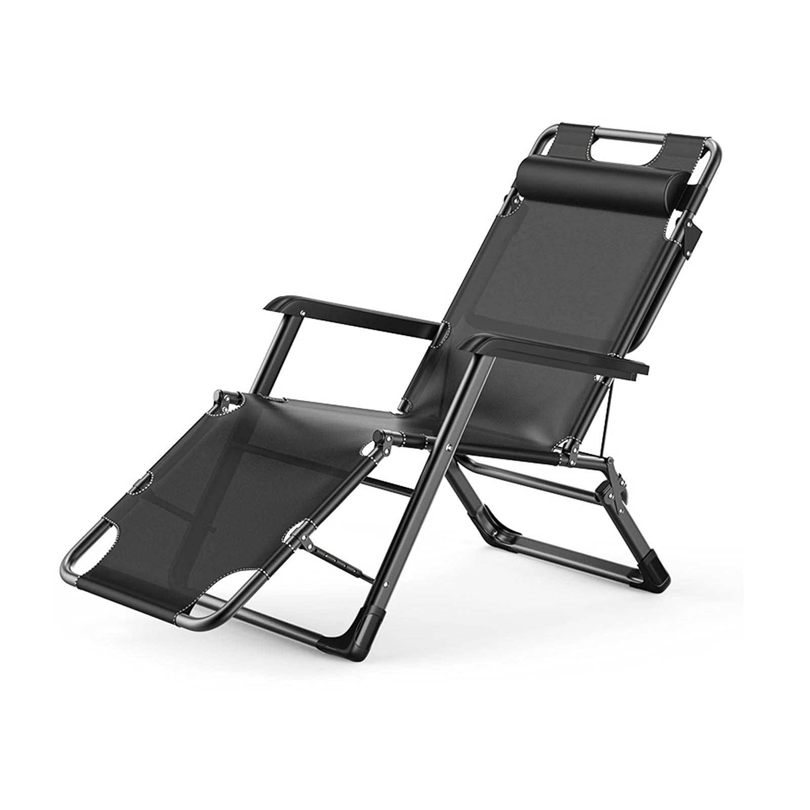 Chaise longue de jardin inclinable pliante pour un confort absolu au balcon