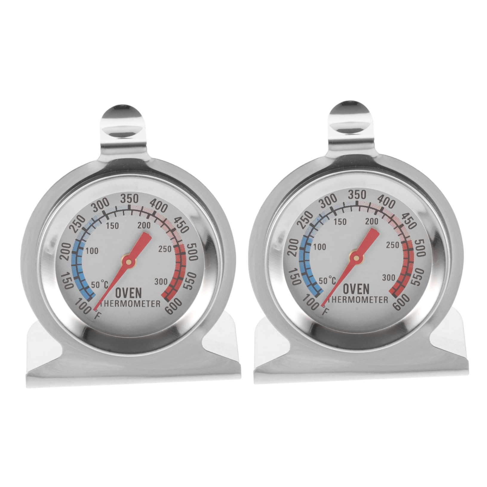 COLLBATH Stainless Steel Oven Thermometer Dual Scale 50-300? Instant Read Easy to Read Baking Tool