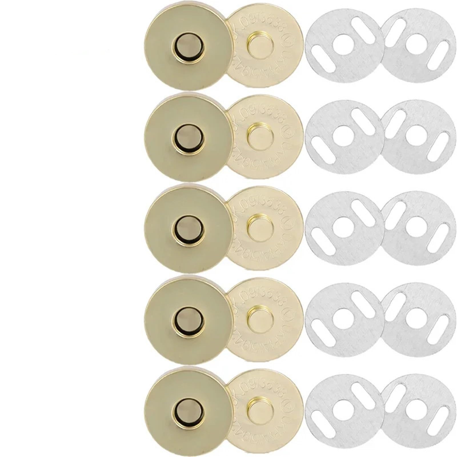 Press Studs Snap Fasteners, Metal Press Studs