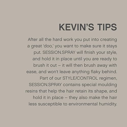 Miniatura 6 de KEVIN.MURPHY SESSION.SPRAY - Spray para el cabello con acabado de fijación fuerte, para todo tipo de cabello, fijación duradera, cuidado del cabello