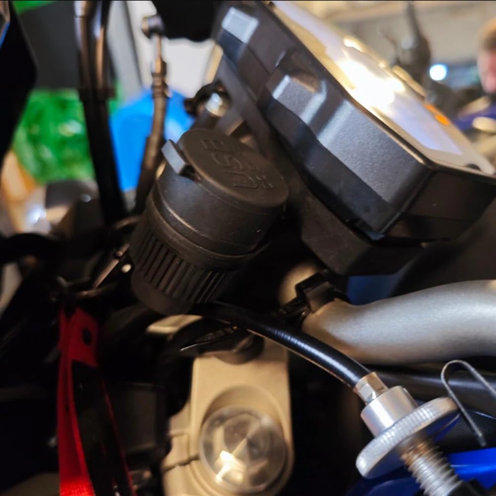 12V Adaptateur convertisseur de Prise de Chargeur de Batterie Double USB pour Moto Yamaha MT07 MT09 MT-07 MT-09 FZ-07 FZ-09 XSR700 XSR900 Tracer XSR 700 900 ABS SP GT