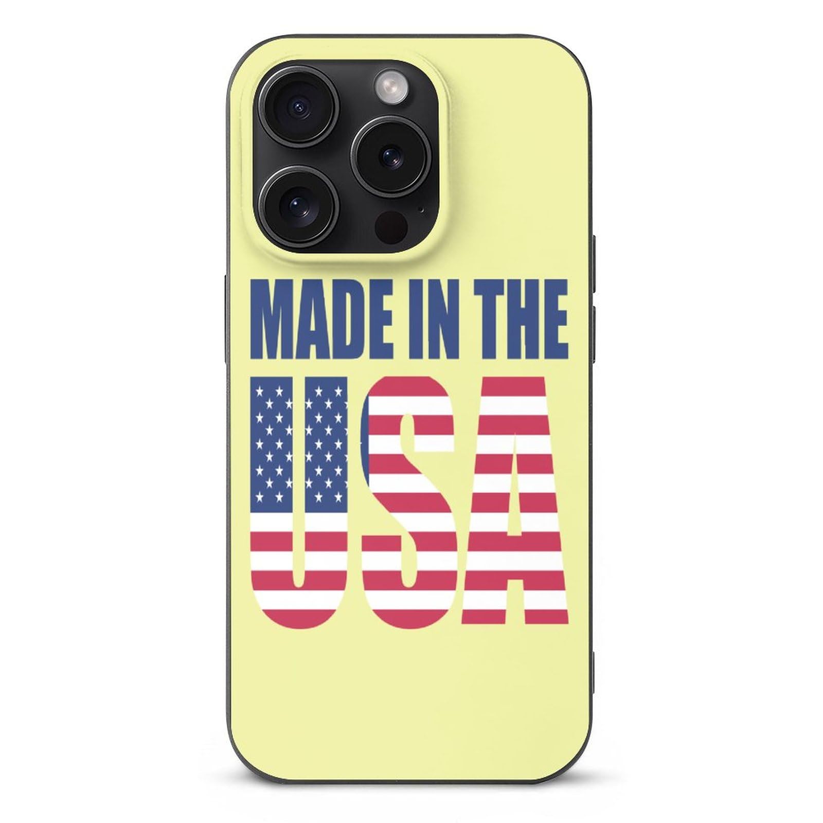 Amazon.com: Made in The USA, Flag Mobile Phone Case for iPhone 15 Pro,  Fashion Microfiber Cell Phone Protective Cover : Cell Phones & Accessories