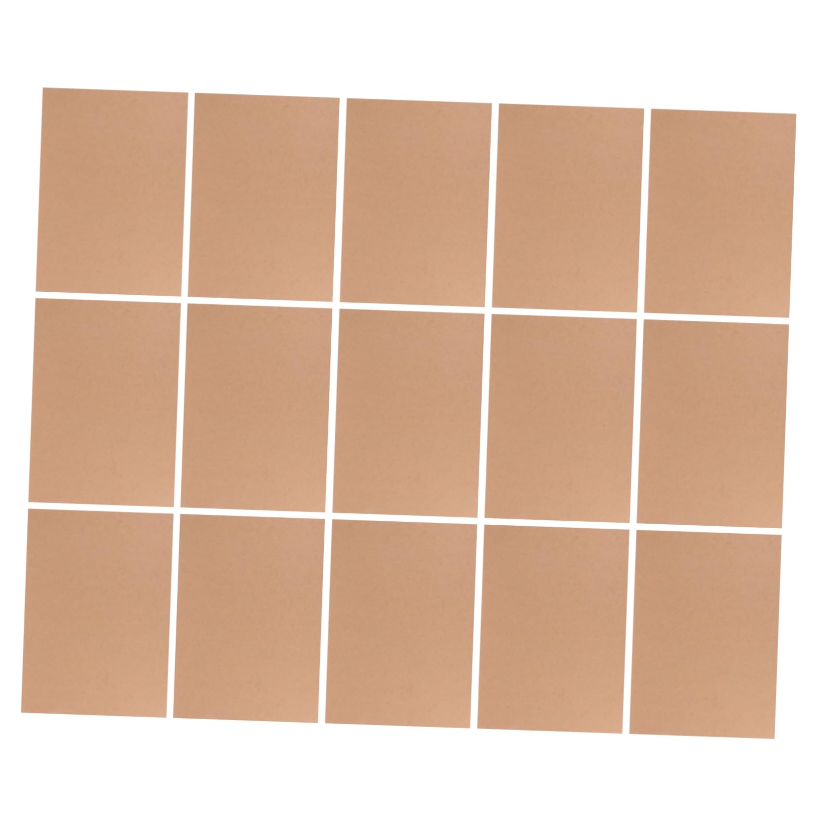 Operitacx 20 Stück Karton Teiliges Set M² Kraftpapier Bastelkarton Dicke Kartonbögen für DIY Malerei Verpackung Schutz vor Knicken Vielseitig für Basteln und Versand