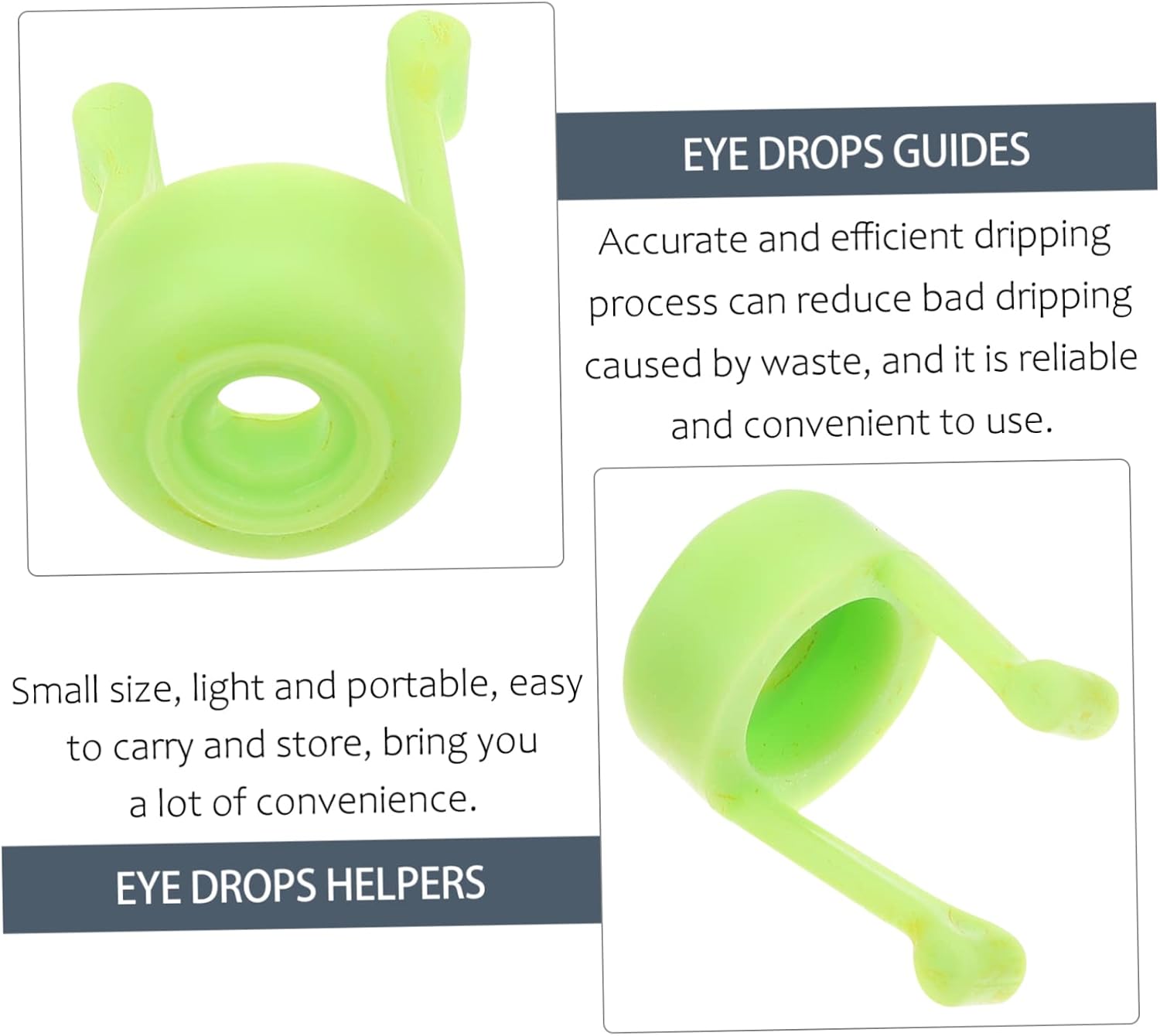 SOLUSTRE 10pcs Eye Drop Accessories Gadget for Seniors Silicone Storage Brackets Easy to Use