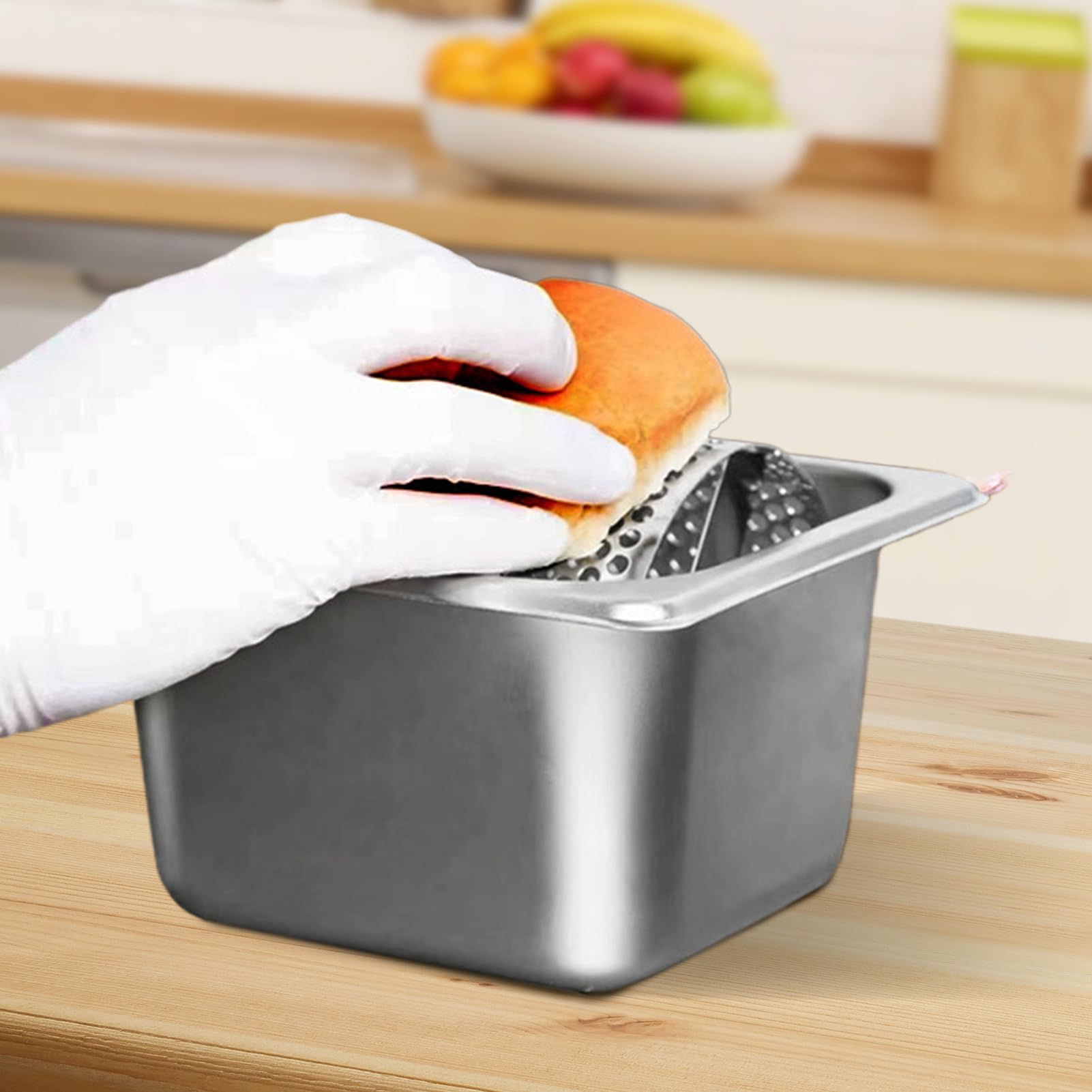 Brötchenrolle mit Butter | Hamburger-Spender – Küchenzubehör zum Backen von Grill, Picknick im Freien und im Innenbereich
