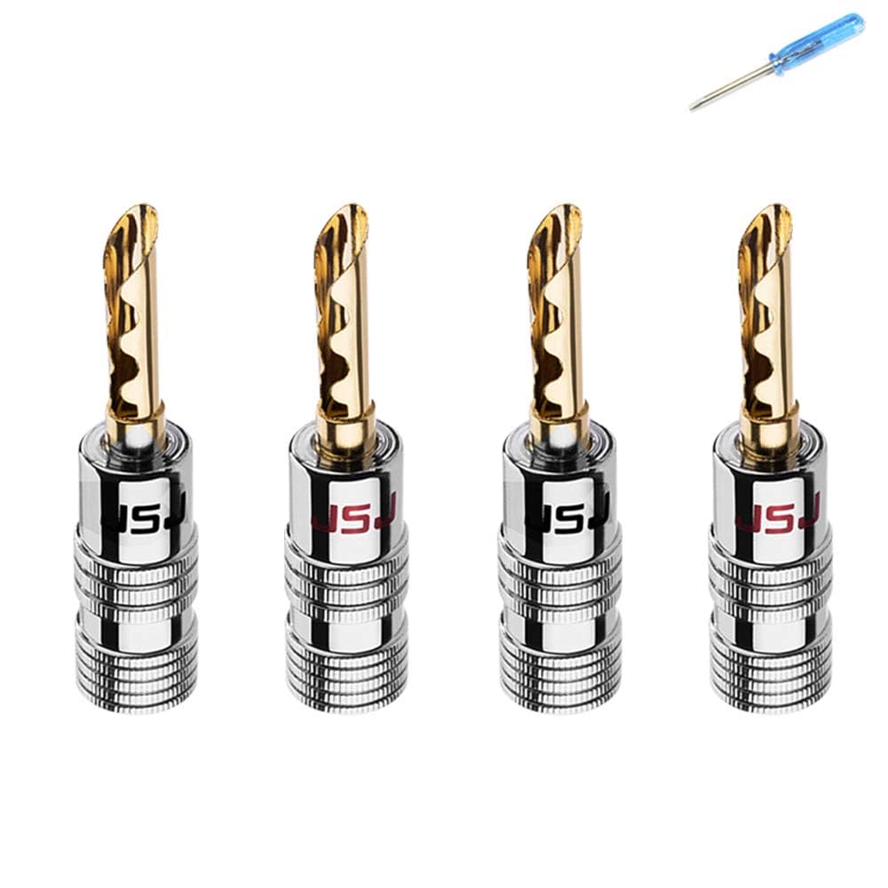 Amazon | バナナプラグ 円筒波型スリット式 BFAタイプ