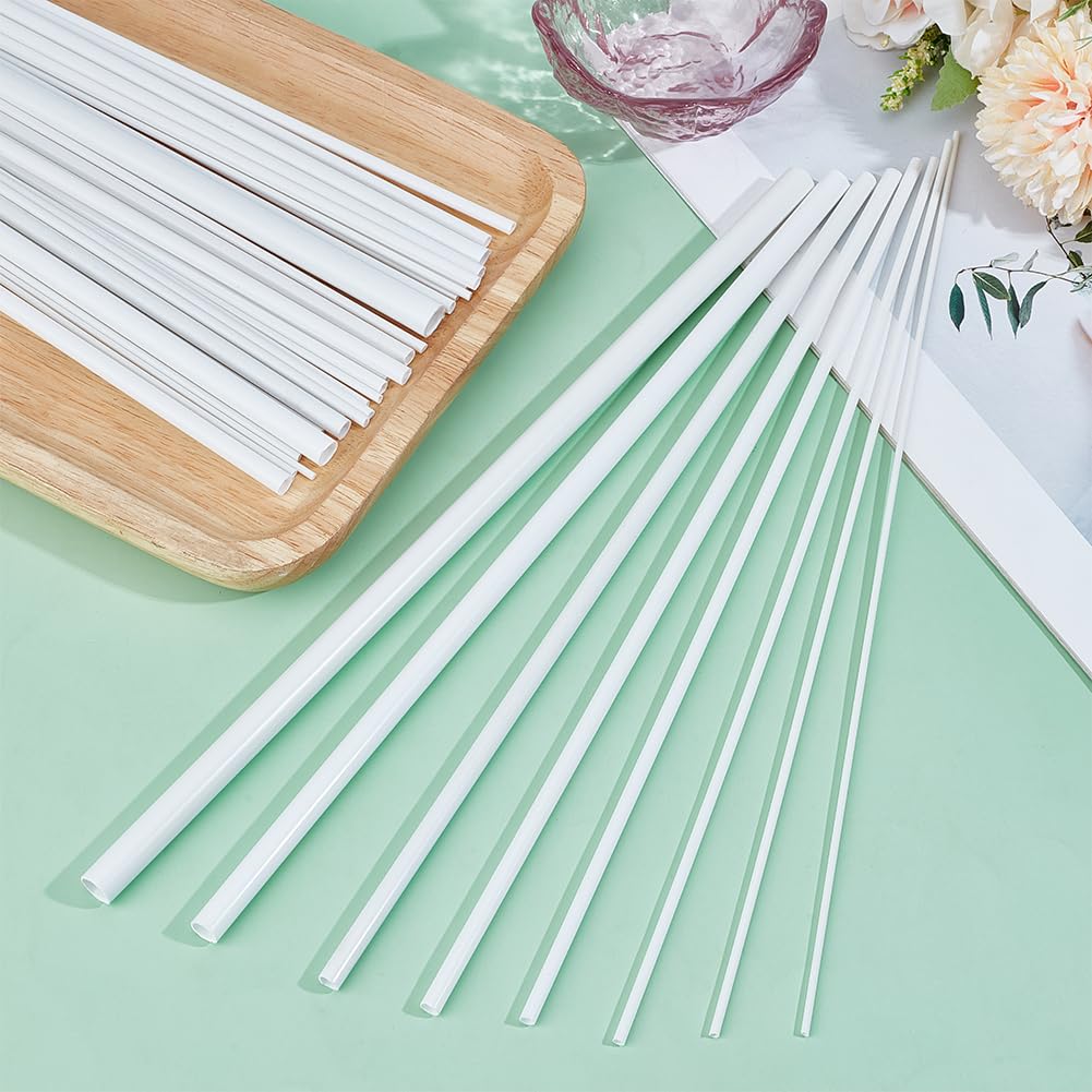 OLYCRAFT 30er-Set ABS-Kunststoff-Hohlrohre (8 Größen, 30cm) – Rundrohre Für DIY, Modellbau & Sandtisch, 2–10mm Durchmesser