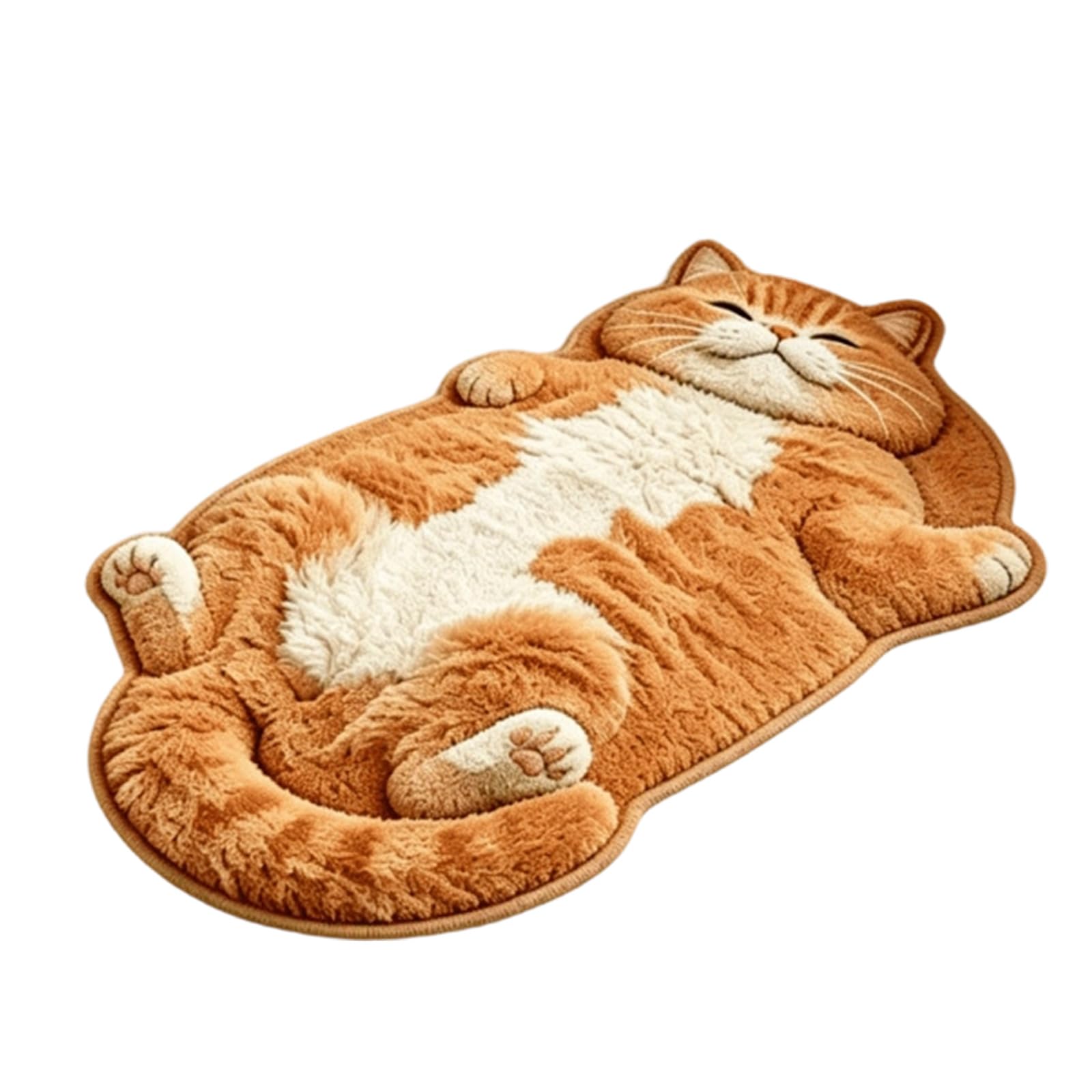 Shntig Bedside Mat Shaped Floor Rug for Entryway Decor and Bedroom Floor Accent, Decorative Single Piece Doormat Plush Rug Mat Indoor Accent Home Decor Bedside Entry Pet Themed Cozy