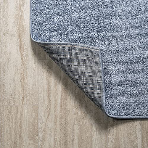 Tapete clásico azul 4x6 poliéster para interiores miniatura 5