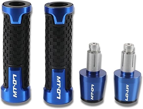 Motorcycle 22MM for Y&AMAHA MT07 MT 07 MT-07 Tracer 2016 2017 2018 2019 2020 Motorcycle Accessories Handlebar Grips Handle Bar Cap End Plugs (Color