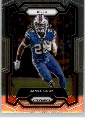 Miniatura 1 de 2023 PANINI PRIZM #30 JAMES COOK BUFFALO BILLS FOOTBALL OFFICIAL TRADING CARD OF NFL