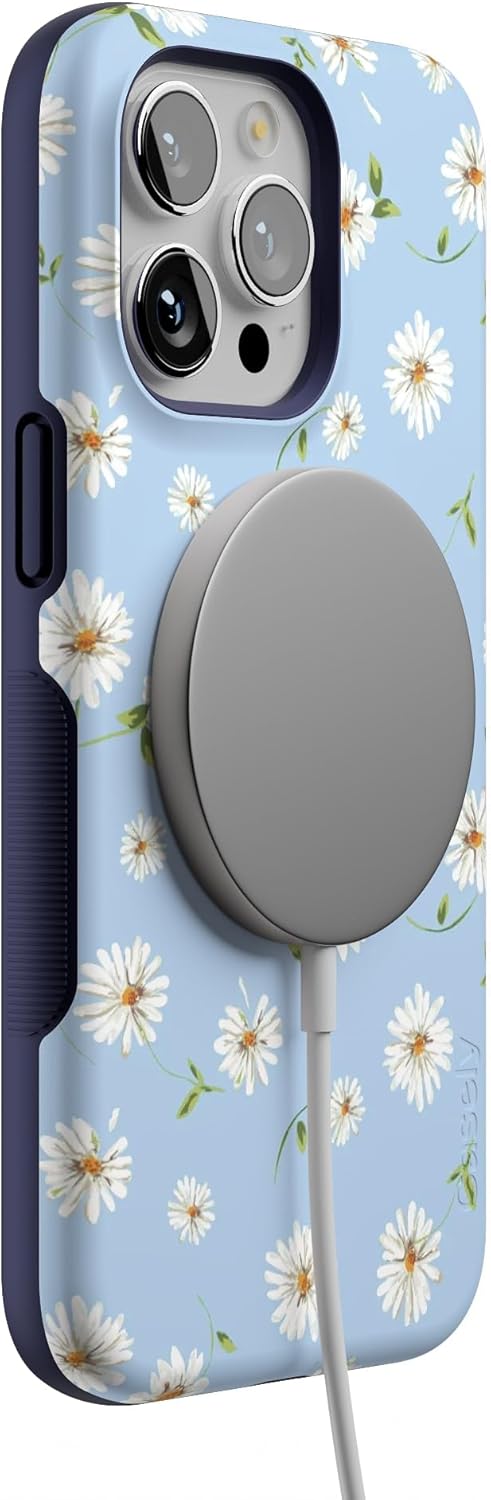 Casely iPhone 15 Pro Max Case | Daisy Daydream | Baby Blue Floral | Bold Protective Design | Compatible with MagSafe - Image 6