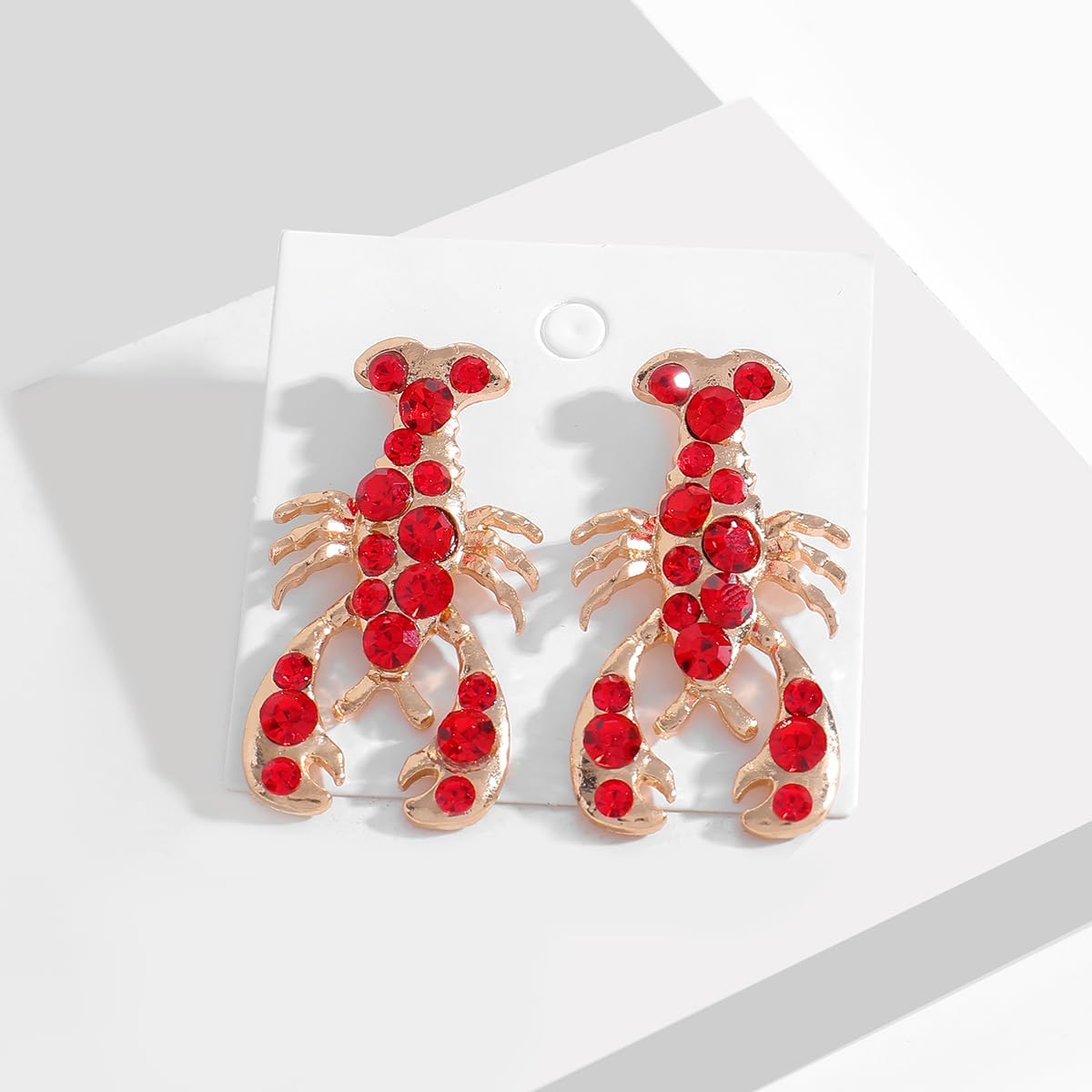 Creative Exaggerated Ocean Animal Drop Dangle Earrings for Women, Bohemia Style Alloy Lobster Octopus Fish Crab Earrings for Summer Beach Holiday Party Jewelry Gifts image 2
