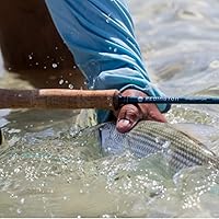 Vista 5 de Redington Caña de pescar con mosca Predator con tubo, caña de pescar de caza grande, 4 piezas
