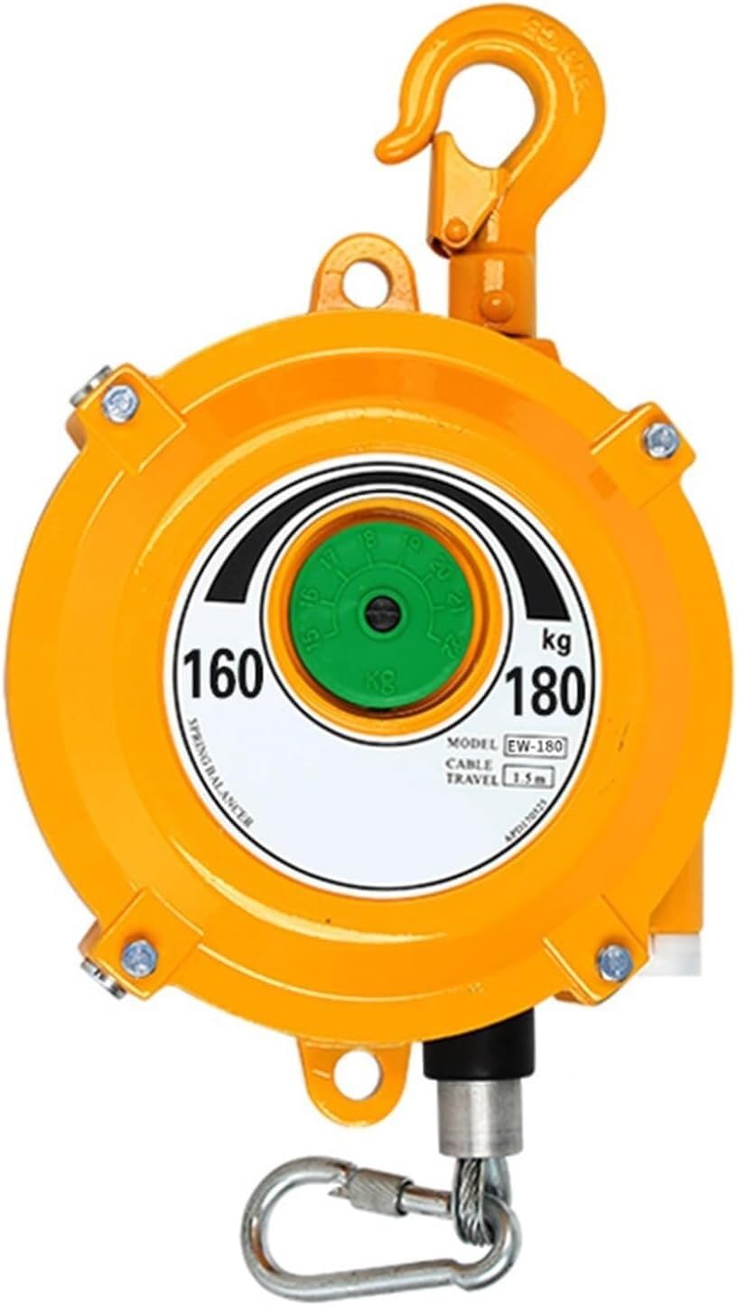 VUIKLCty Spring Balancer, Suspendable Telescopic Tool Spring Balancer, Adjustable Balancer Telescopic (Color : 160-180kg)