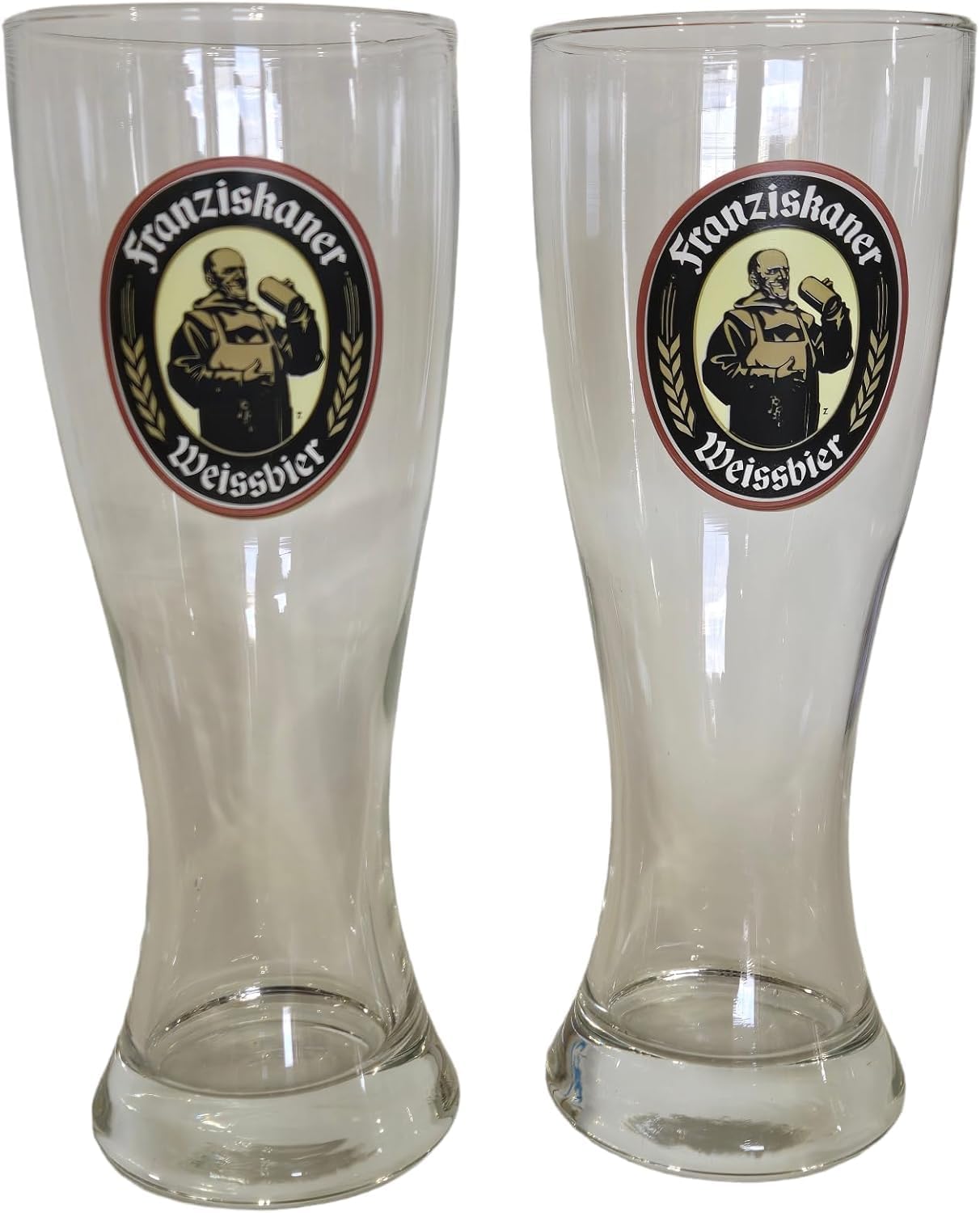 Franziskaner Weissbier Wheat Beer Glass | XL .5 L Glass - SET OF 2