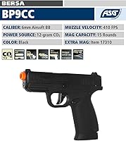 Vista 2 de ASG Bersa BP9CC 0.236 in Airsoft CO2 Pistola
