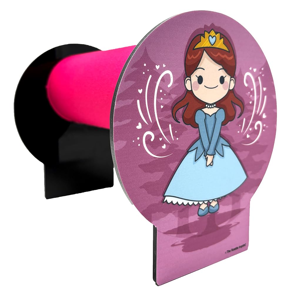 The Rosette Imprint Acrylic Hairband Organiser for Girls Kids Women | Durable Headband Holder | Compact 6 x 8.5 x 7 in Size | Hairband Stand for Girls | Stylish Princess Design - Image 4 thumbnail