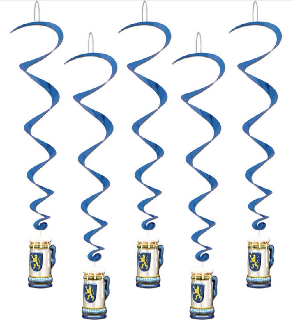 Torbellinos Oktoberfest solución decorativa rápida multicolor para techos altos y carpas