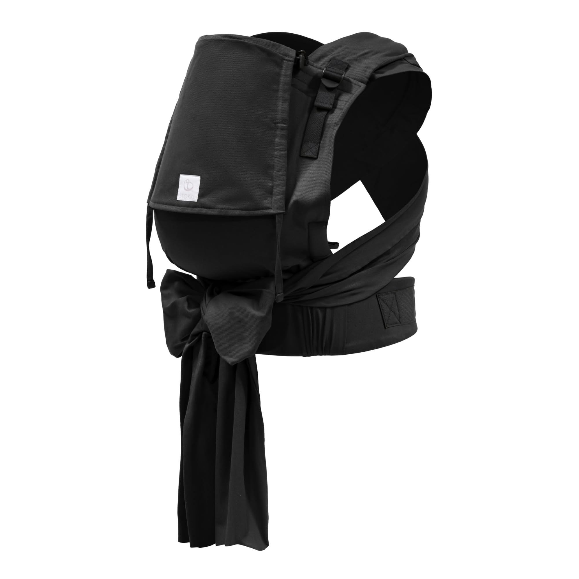 Stokke Limas Carrier Plus, Black (OCS) - Half-Buckle Baby Carrier - Three Carrying Options - Safe for Babies from 1 Month/4 kg to 18 kg