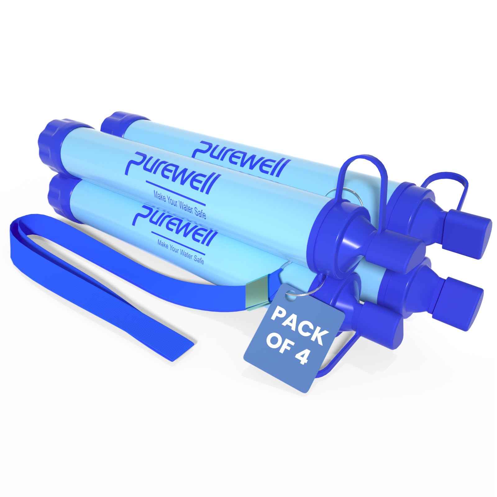 Purewell Zewnętrzny filtr wody Osobista Filtracja wody Słomka ratunkowa sprzęt do oczyszczania wody na kemping piesze wycieczki wspinaczkę z plecakiem