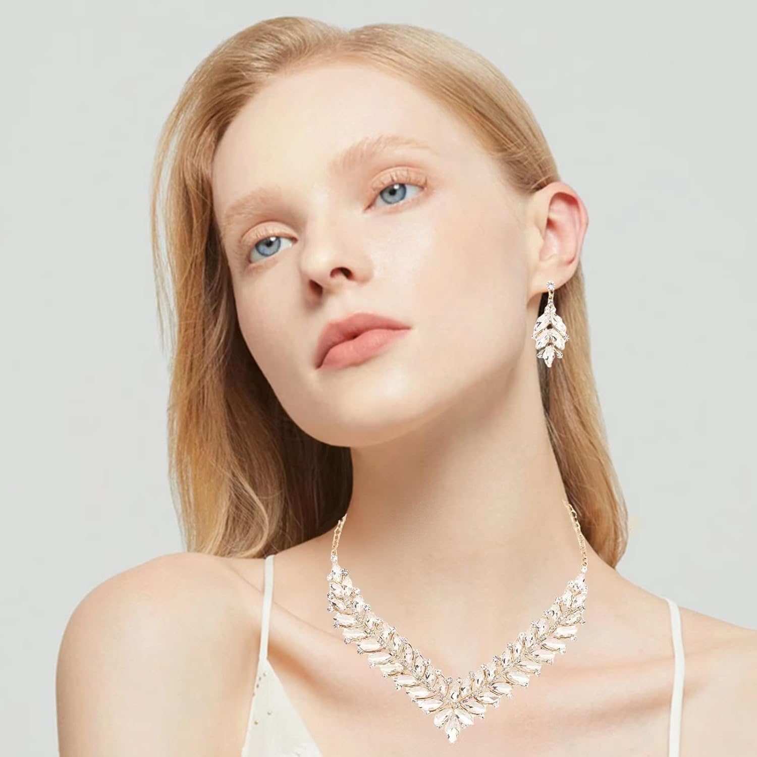 Juegos De Joyas Para Mujer Set De Joyería Elegante Con Cristales