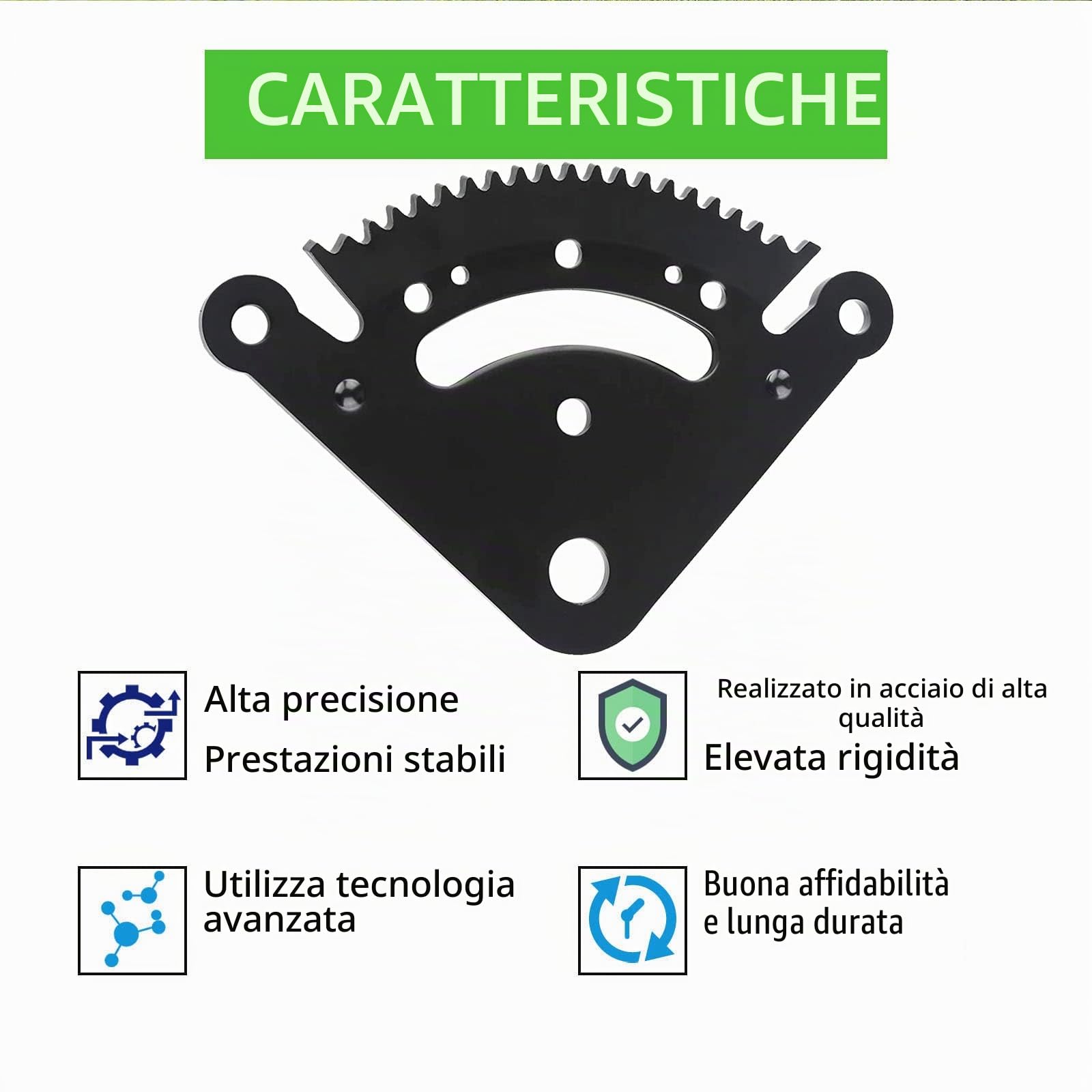 Kit di ricostruzione del pignone del Settore dello sterzo a 19 Denti di Ricambio per trattori da Giardino John Deere 102 105 107S 115 125 135 145 155C 190C 92H Series