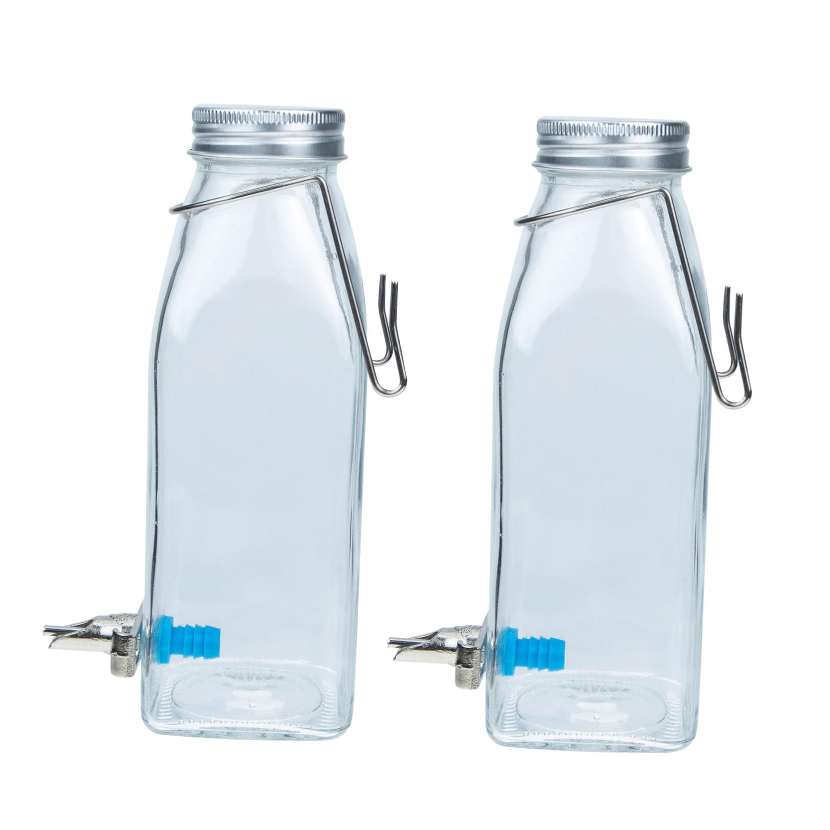 DECOMELODY Water Bottle Rabbit Water Bottle Dispenser 350ml Quiet Waterer for Small Pets