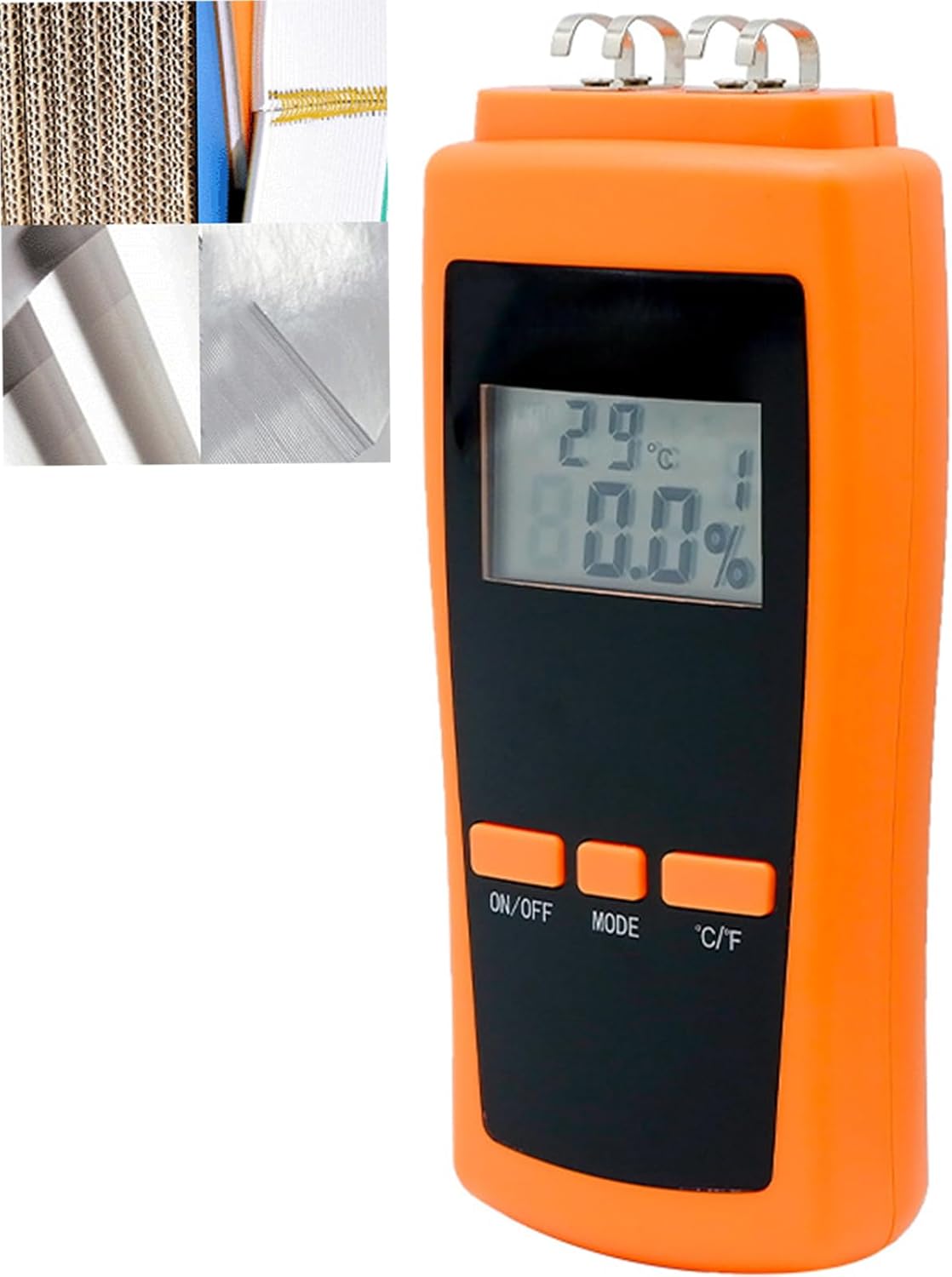 Paper Moisture Meter Tester, High Precision Paper Carton Moisture Meter, for Ordinary Writing Paper, Corrugated Box, Coated Paper, New Paper, Ambient Temperature Compensation