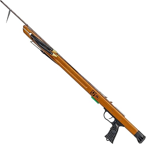 JBL Spearguns Woody Elite Series Performance Speargun for Spearfishing, Speargun for Freediving, Scuba Diving, Fishing, Diving, Mahogany Barrel,