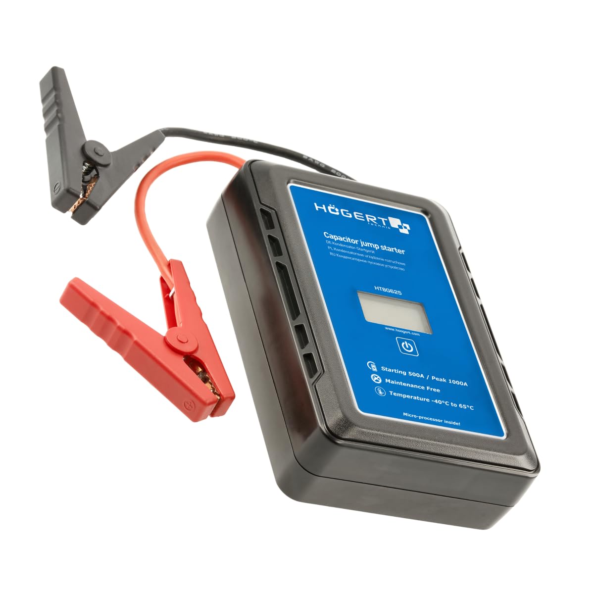 H gert Technik - Capacitor Starting Device 500 A Jump Starter Power Bank Car Battery Booster Starter Power
