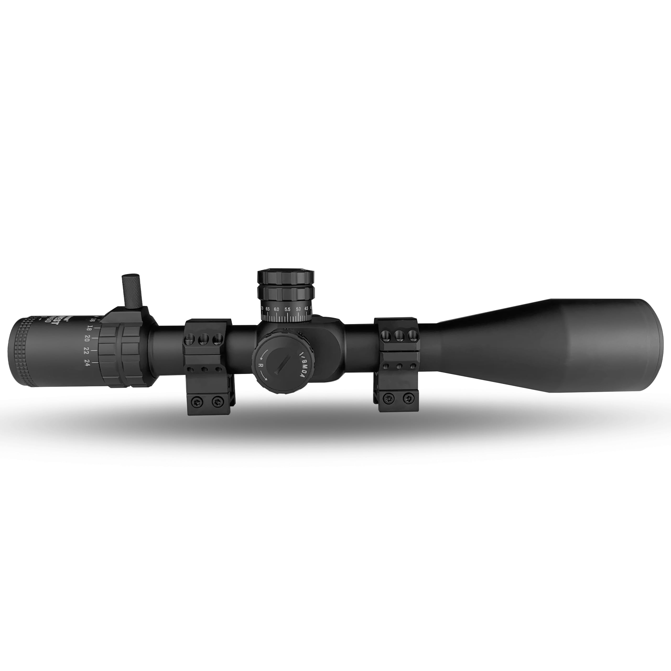 Triton Tempest 6-24x50 First Focal Plane FFP Long-Range Precision Rifle Scope with SecureLock Locking Turrets | MOA or MIL Reticle