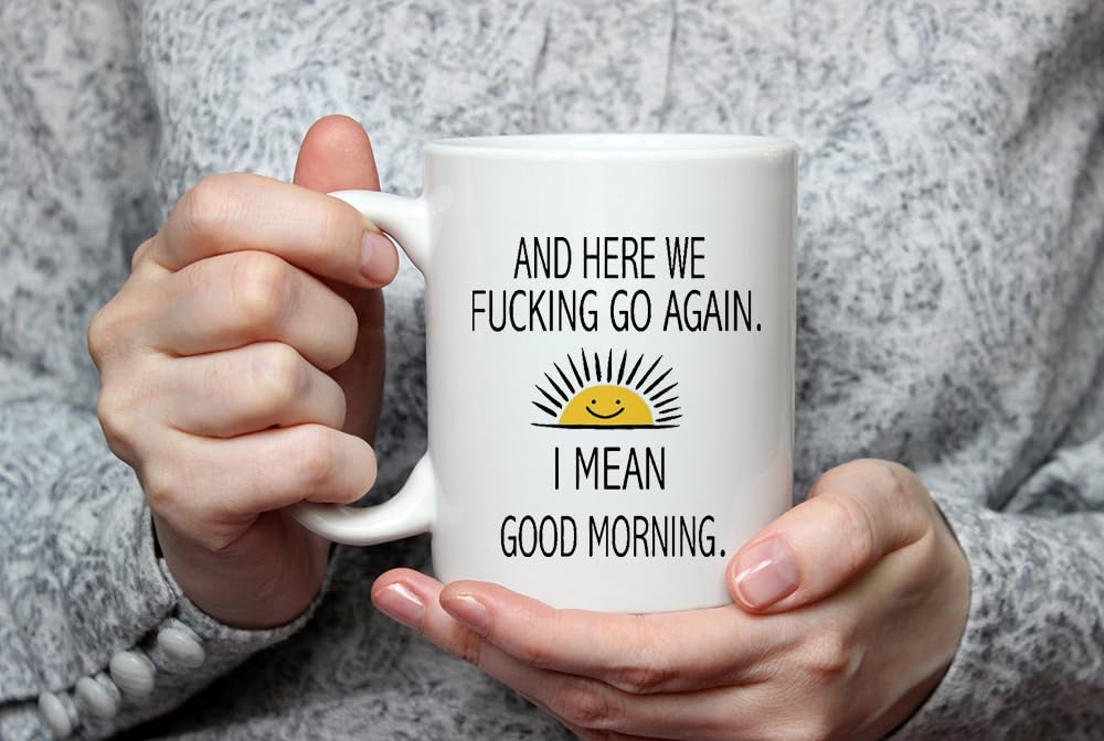 Andaz Press 11 Oz Funny Rude Coffee Mug - "Fucking Amazing Father-in-Law" Gag Gift For Birthday, Christmas, Gag Gift