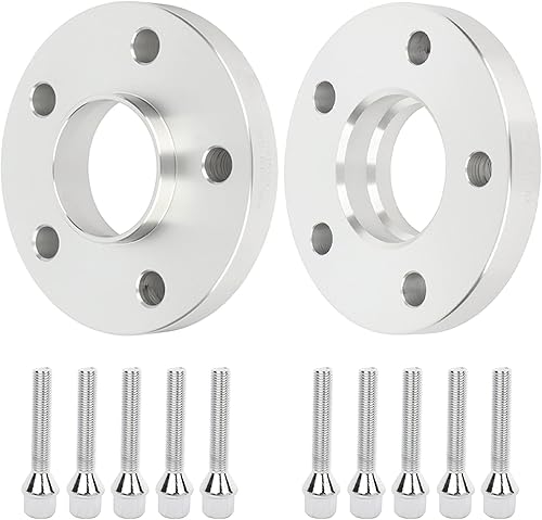 Miniatura 9 de AINTIER 2 espaciadores de rueda de 0.787 in 5x112 centrados en bujes, 5 lengüetas para Mercedes Benz CLK320 CLK350 CLK430 CLK500 CLK550 2.622 in W10