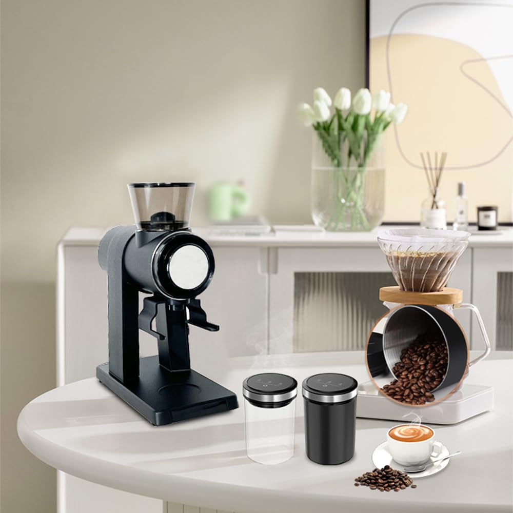 Barattoli sottovuoto per caffè con coperchi ermetici 33 Kpa Auto e Stop Touch Screen Barattolo per alimenti in acciaio inossidabile lavabile in lavastoviglie Contenitore multifunzionale