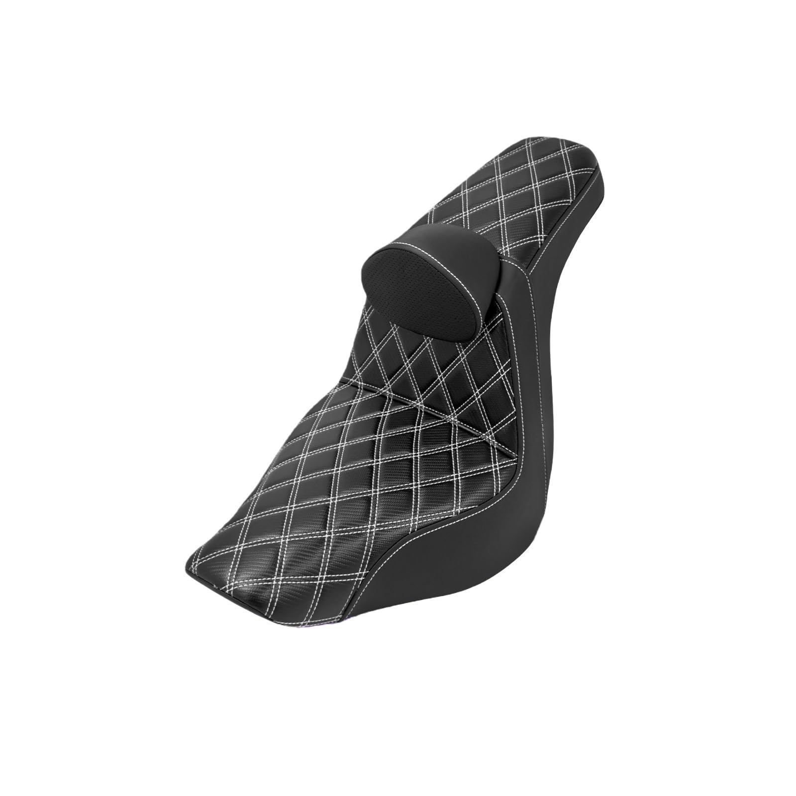 Asiento de pasajero 2-Up de alta gama con respaldo para Softail Low Rider FXLRS 8