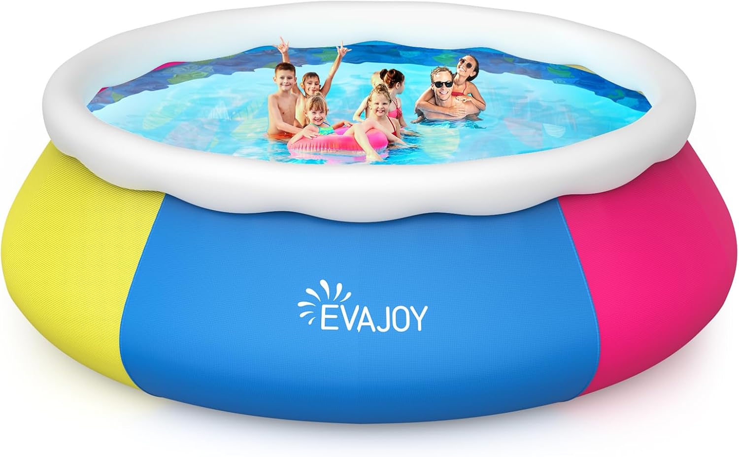 15ft *35in Inflatable Swimming Pool Include Filter Pump, Ground Cloth and Cover