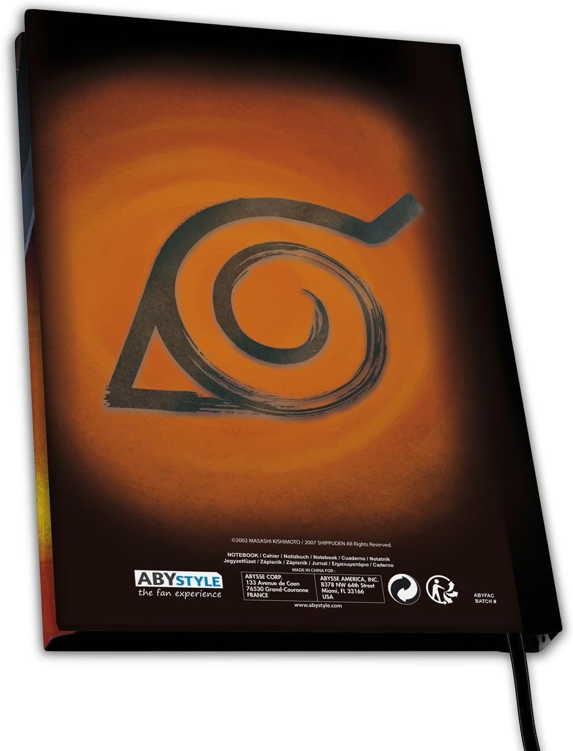 ABYstyle - Naruto Shippuden - Notebook A5 - Konoha Group