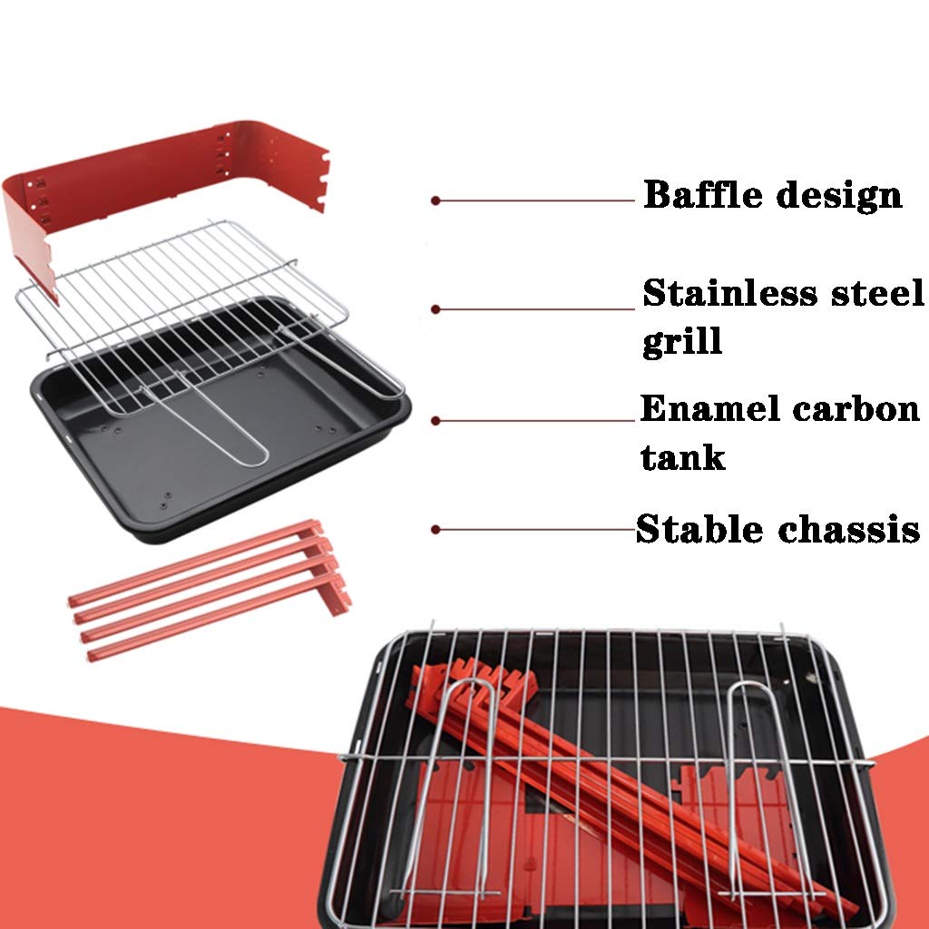 BARBECUE GRIGLIA A CARBONE VANESSA BBQ COPERCHIO 2 RUOTE CARBONELLA Giardino 40x60xh90cm 54353191
